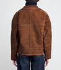 Brown Suede Oversized Jacket
