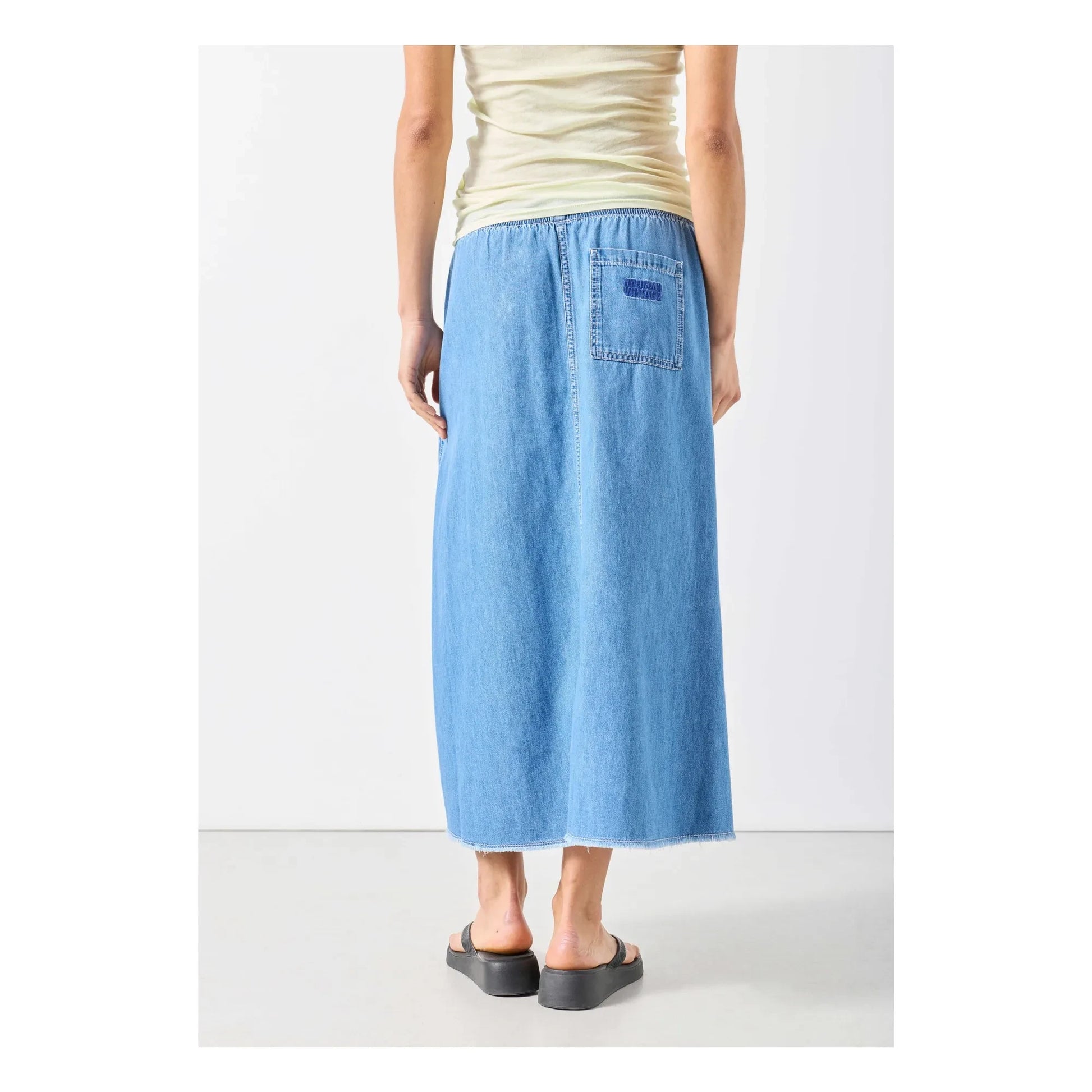 American Vintage - Izeway Cotton skirt | Blue