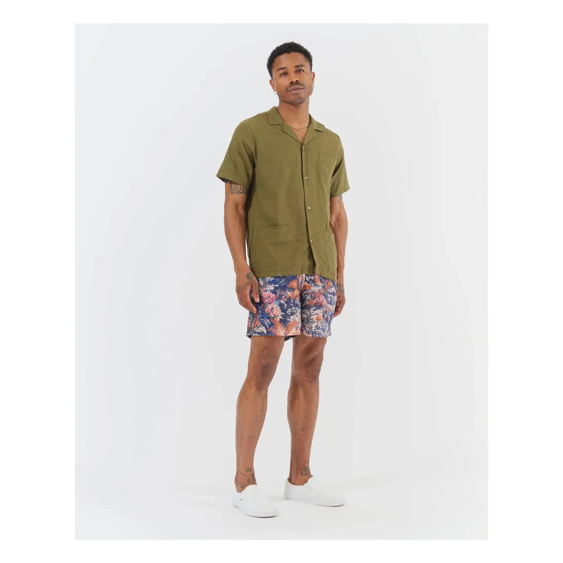 Bather - Forest Bath Short  | Dark Blue