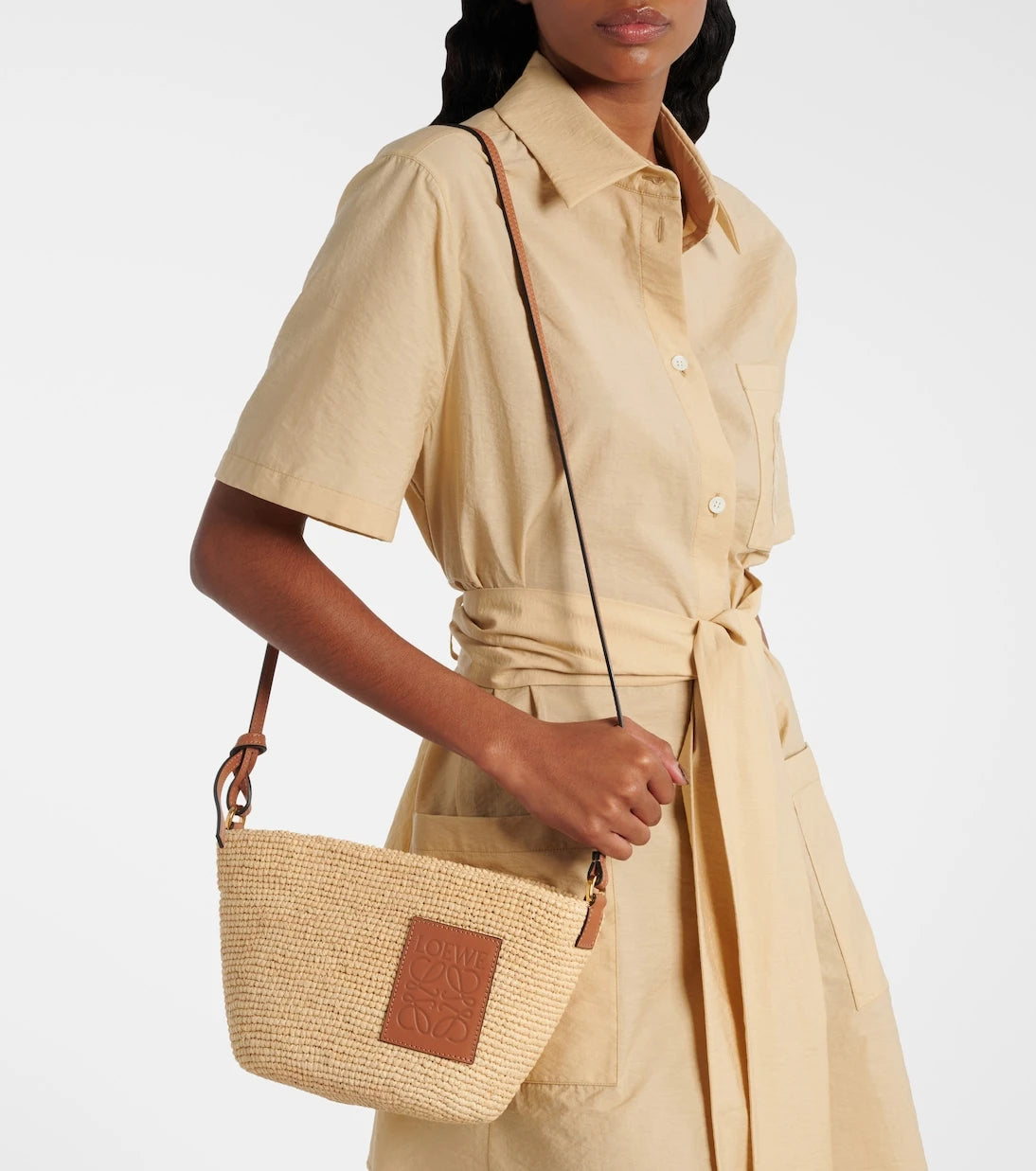 Loewe - حقيبة كتف مشقوقة Paula’s Ibiza