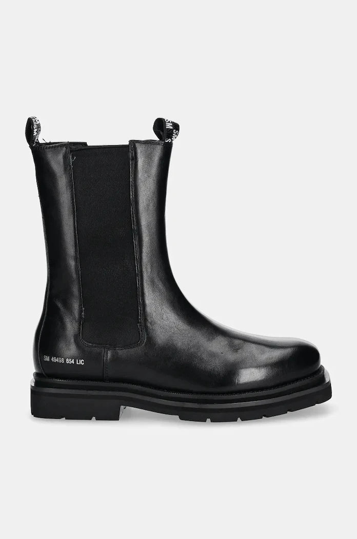 Кожени боти челси Steve Madden Highflyer