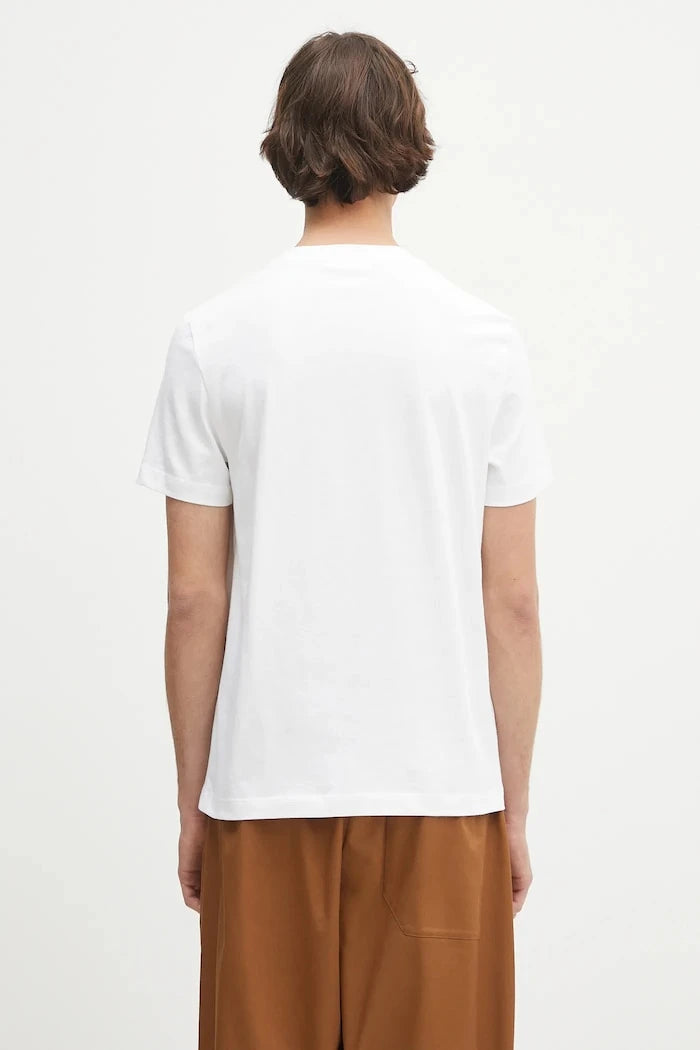 Helmut Lang EMBOSSED.TEE.ROUNDED Pamuk Tişört
