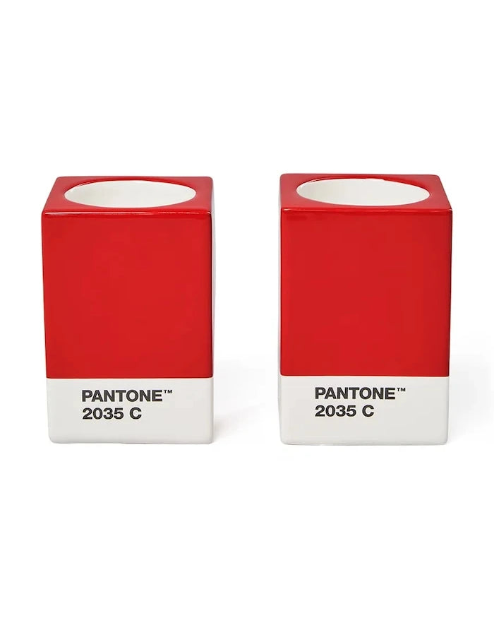 Pantone Комплект свещници декоративни от порцелан