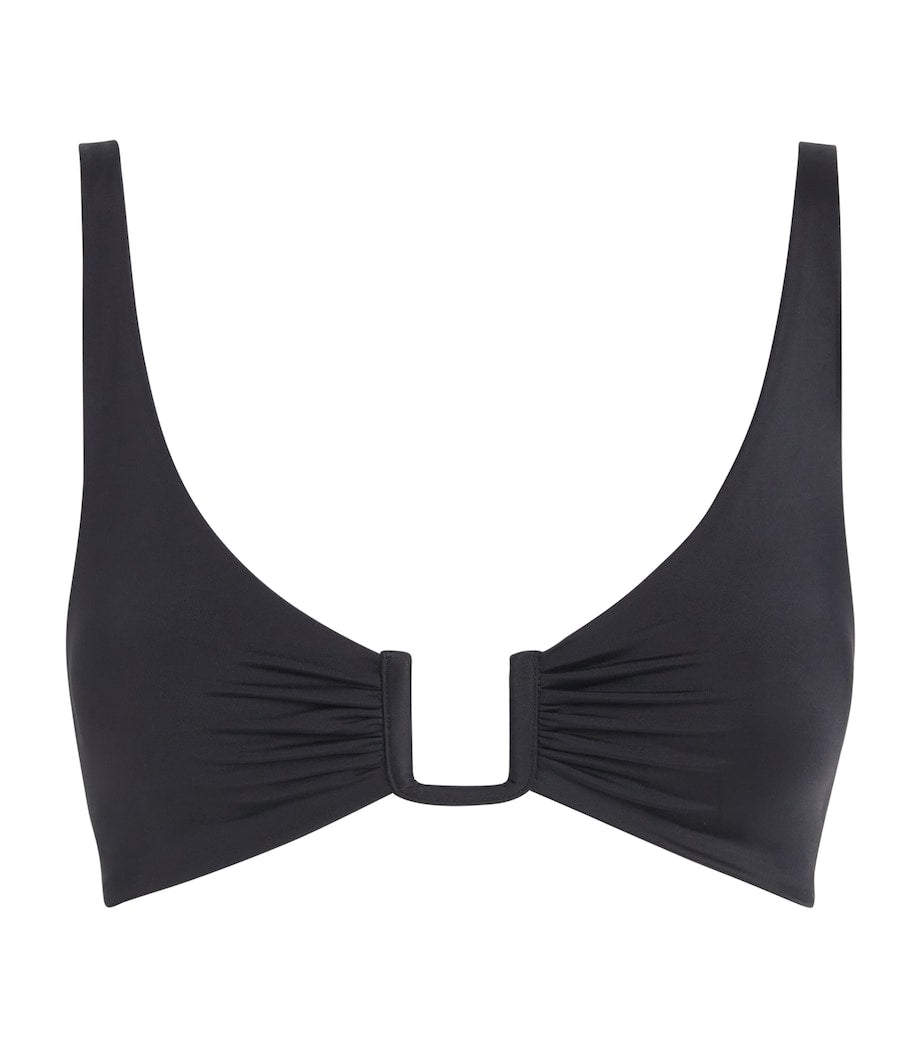 AWAY THAT DAY Black Palma Bikini Top