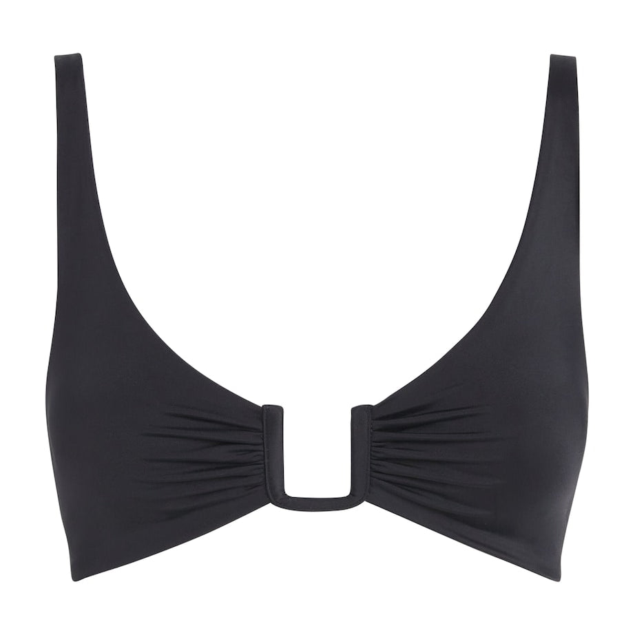 AWAY THAT DAY Black Palma Bikini Top
