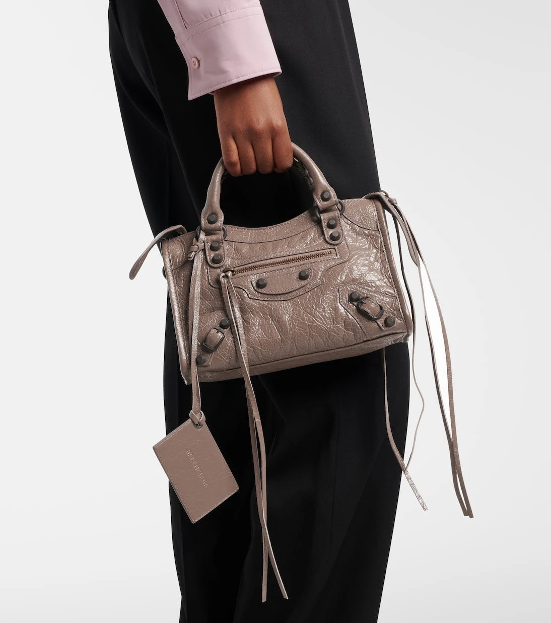 Balenciaga - Le City Mini leather top-handle bag