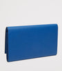 Blue Panama Leather Marshall Travel Wallet