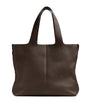 Large Leather Diago Tote Bag