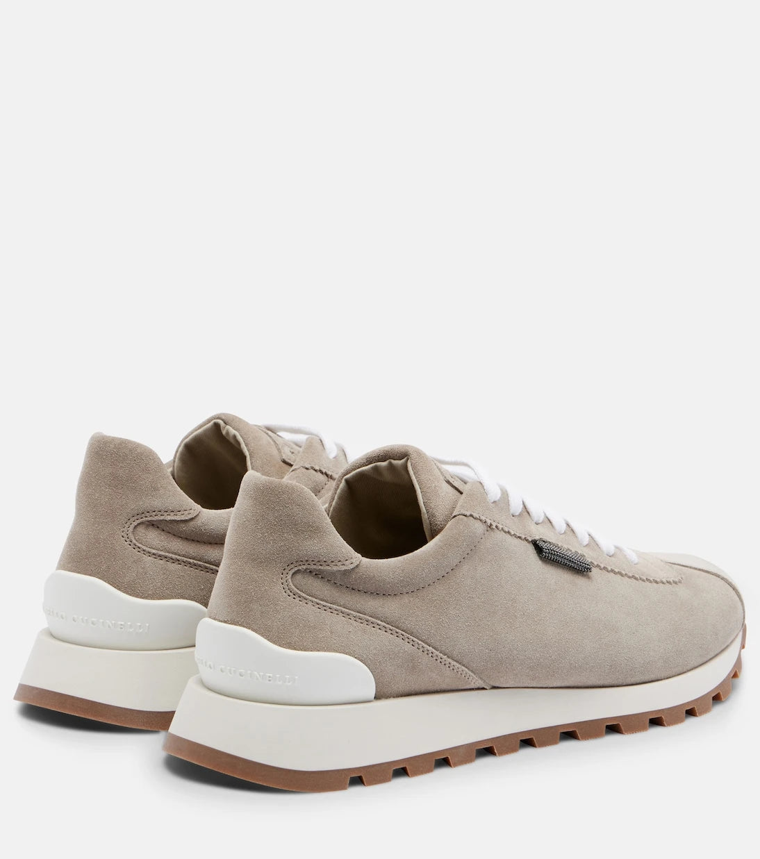 Brunello Cucinelli - Monili suede sneakers