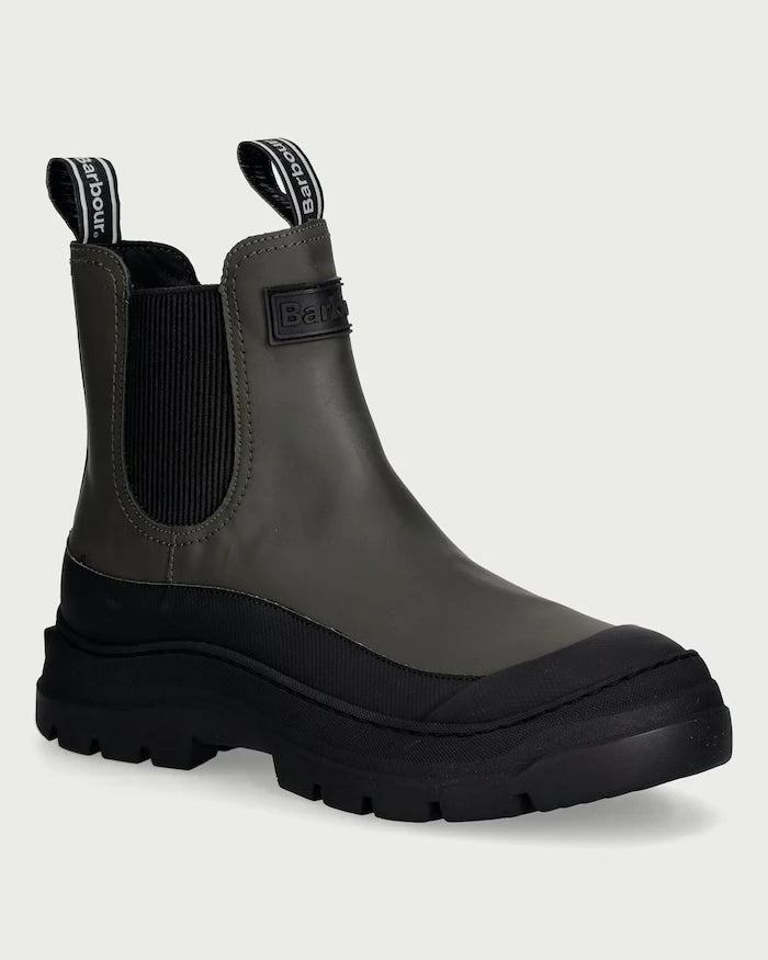 Barbour Harriety kadın platform deri chelsea bot