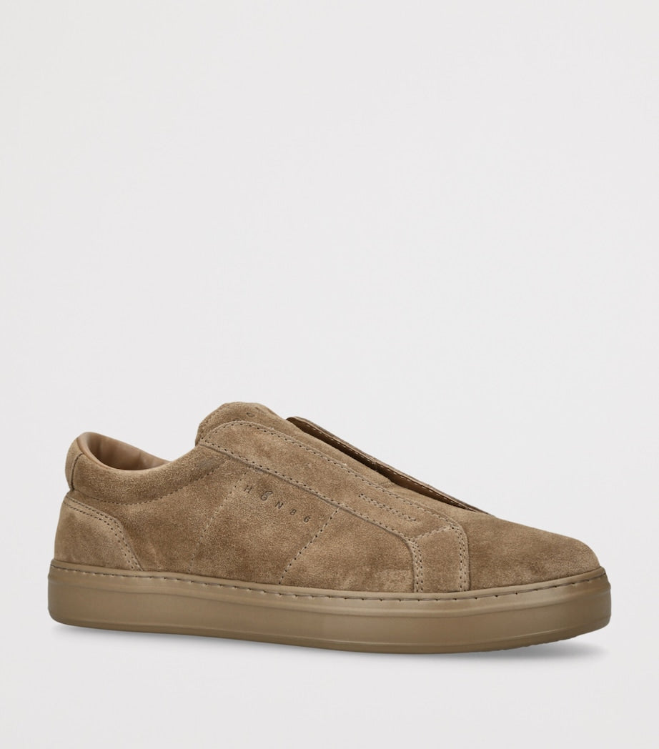Leather H668 Slip-On Sneakers