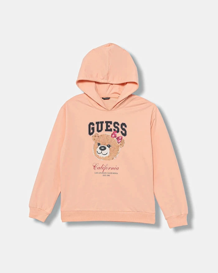 Çocuk pamuklu sweatshirt Guess