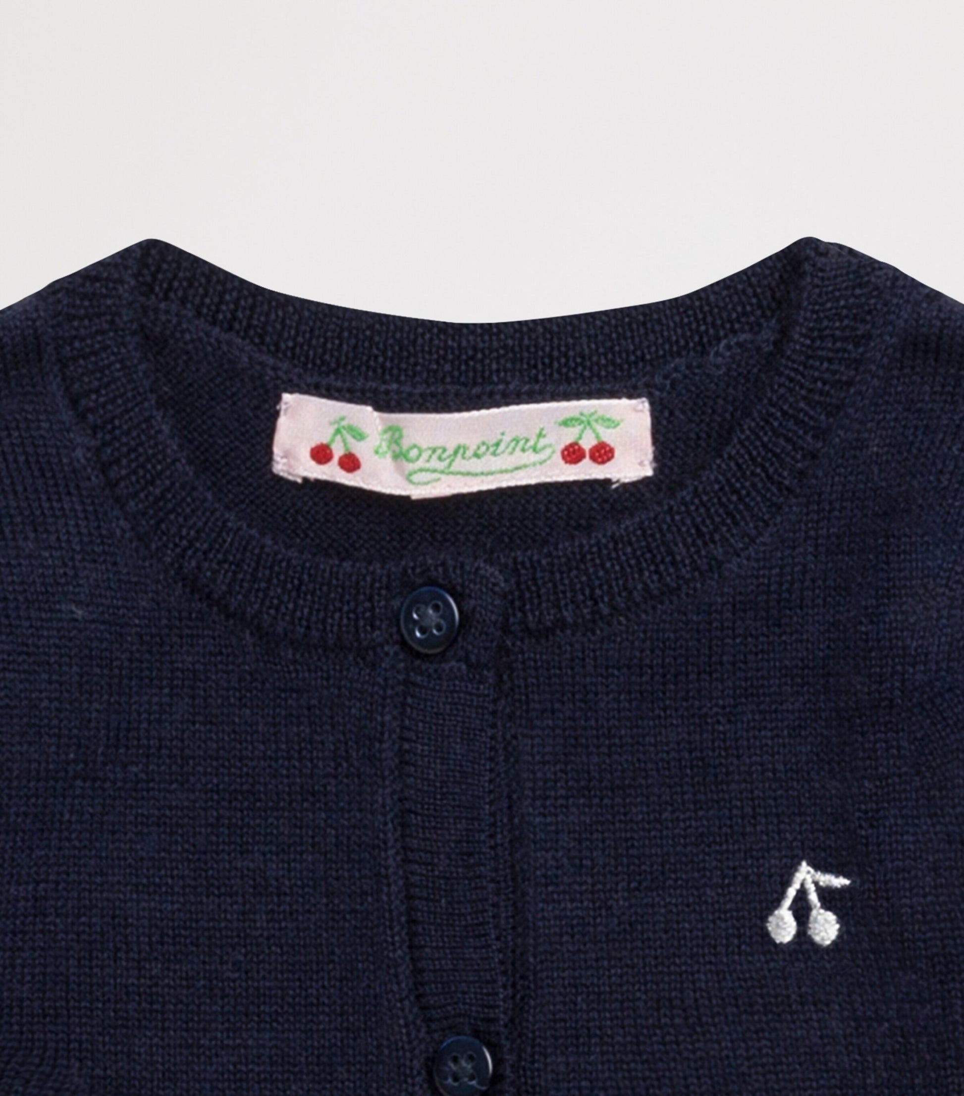 Wool Cherry Cardigan (3-18 Months)