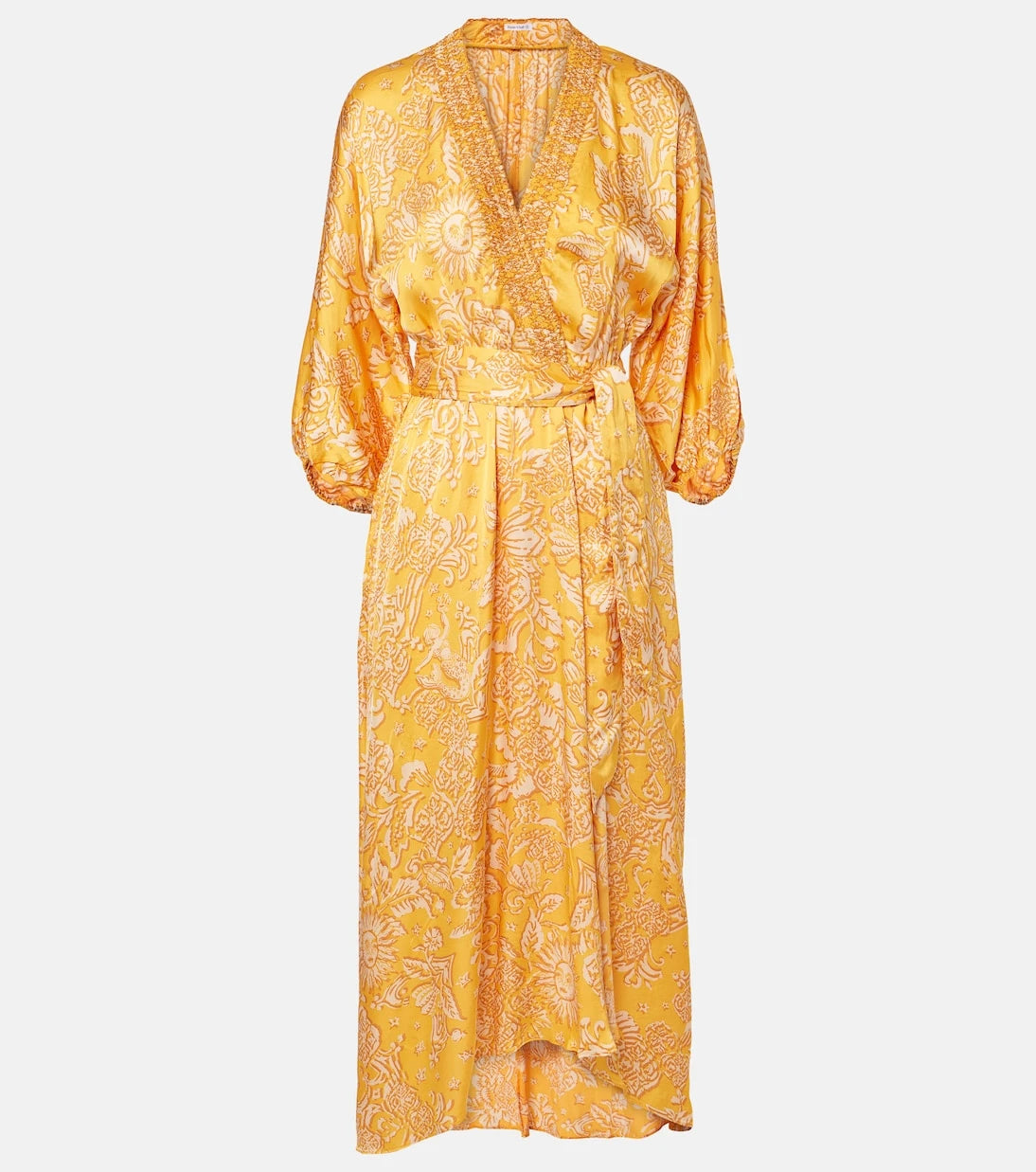 Poupette St Barth - Celie printed asymmetric maxi dress