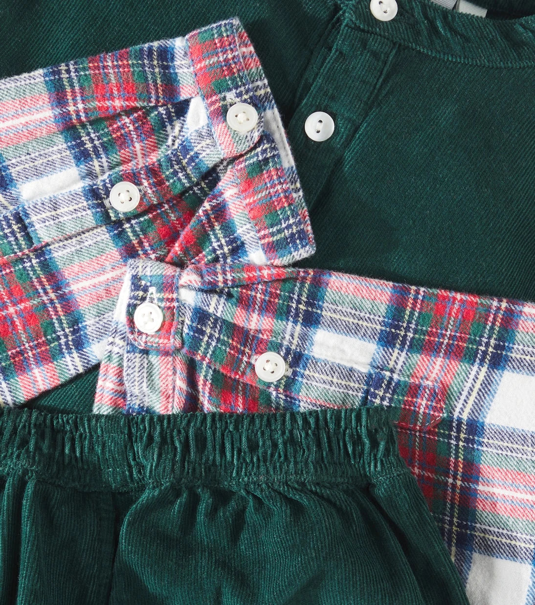 Molo - Baby cotton sweatpants and blouse set