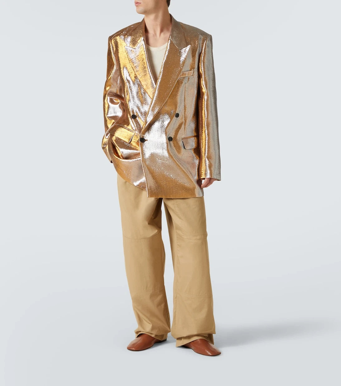 Dries Van Noten - Cotton straight pants