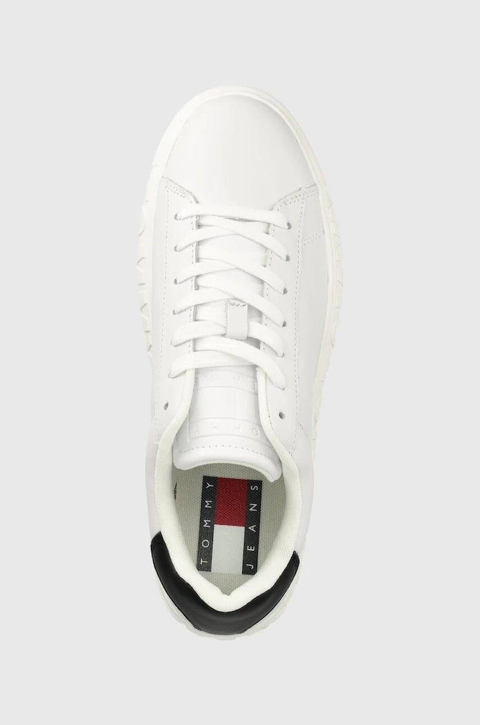 Кожени маратонки Tommy Jeans LEATHER OUTSOLE