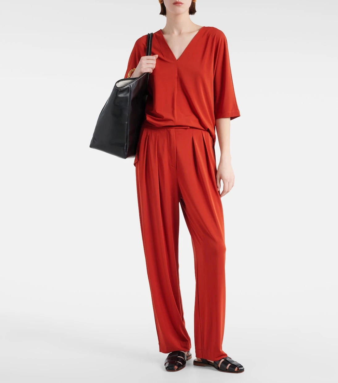 Max Mara - Linfa jersey crêpe blouse