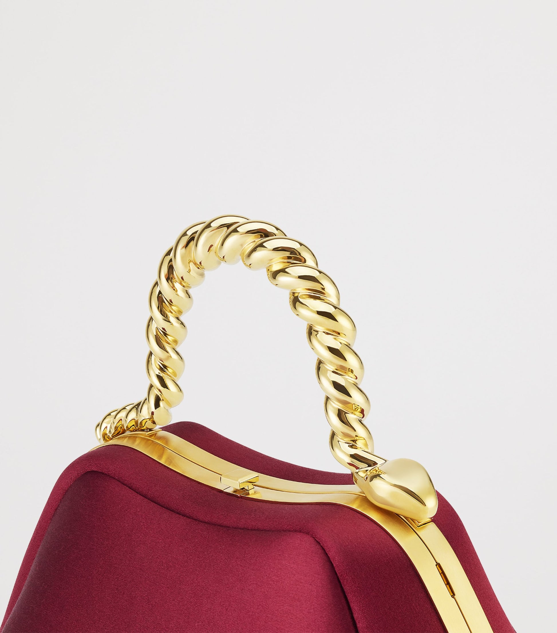 Bvlgari x Geraldine Guyot Mini Satin Serpentine Top-Handle Bag