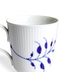 Set of 2 Blue Fluted Mega Mugs (370ml)