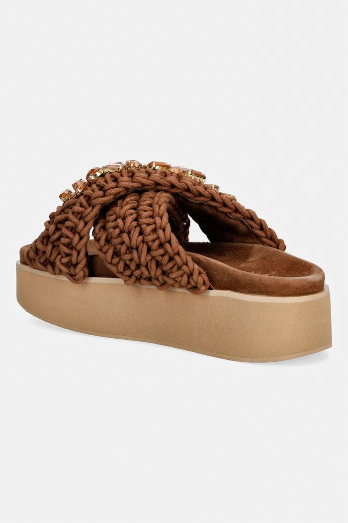 Чехли Inuikii Woven Stones Platform