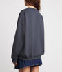 Adanola Navy Oversized Varsity Sweatshirt