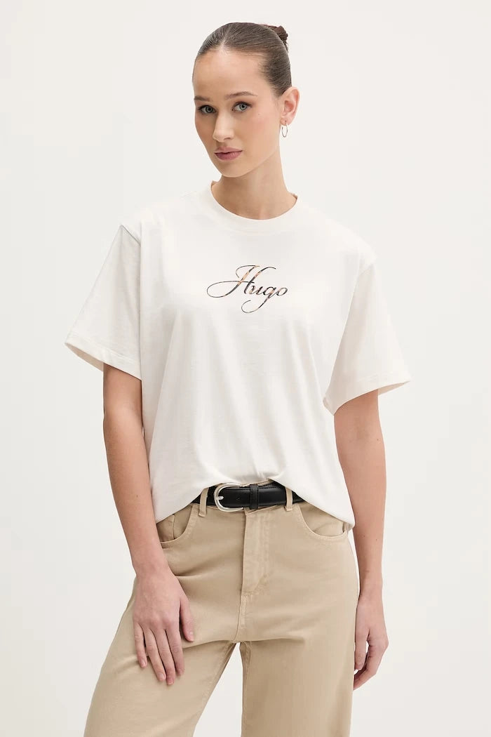 HUGO тениска дамска Vintage Tee_23