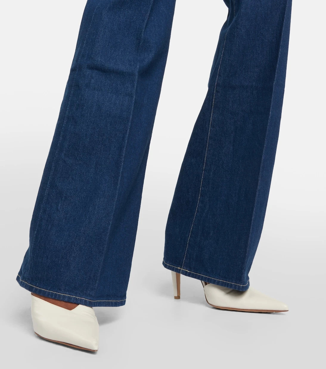 Veronica Beard - Crosbie high-rise wide-leg jeans