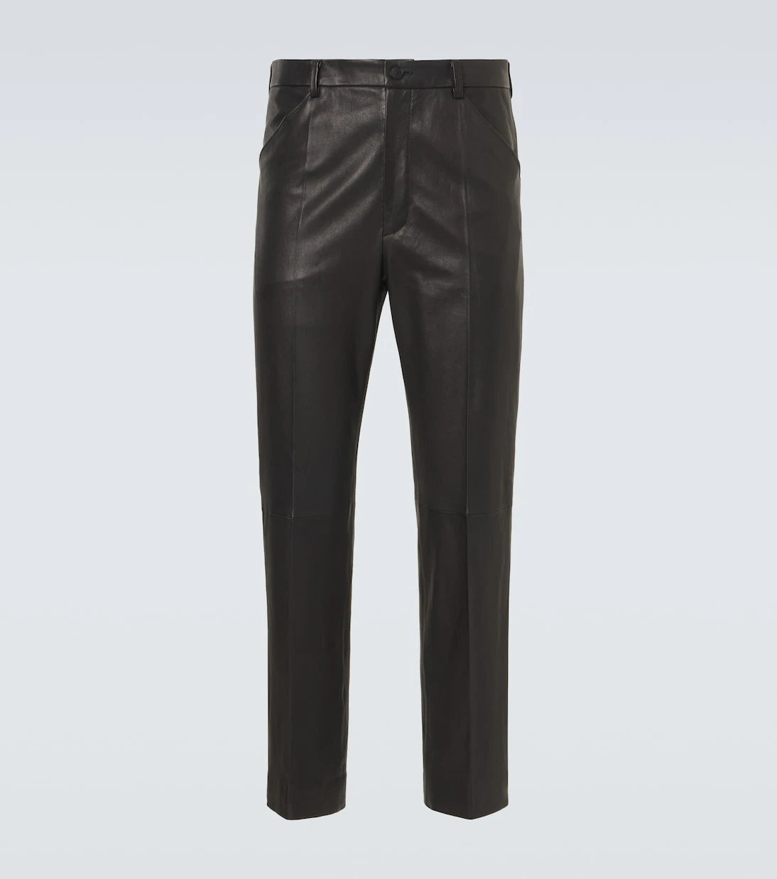 Auralee - Leather straight pants