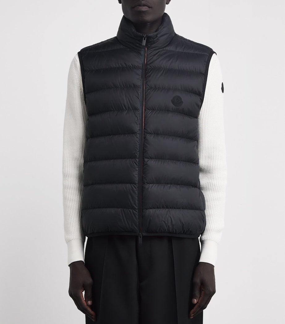Moncler Black Down Besne Gilet