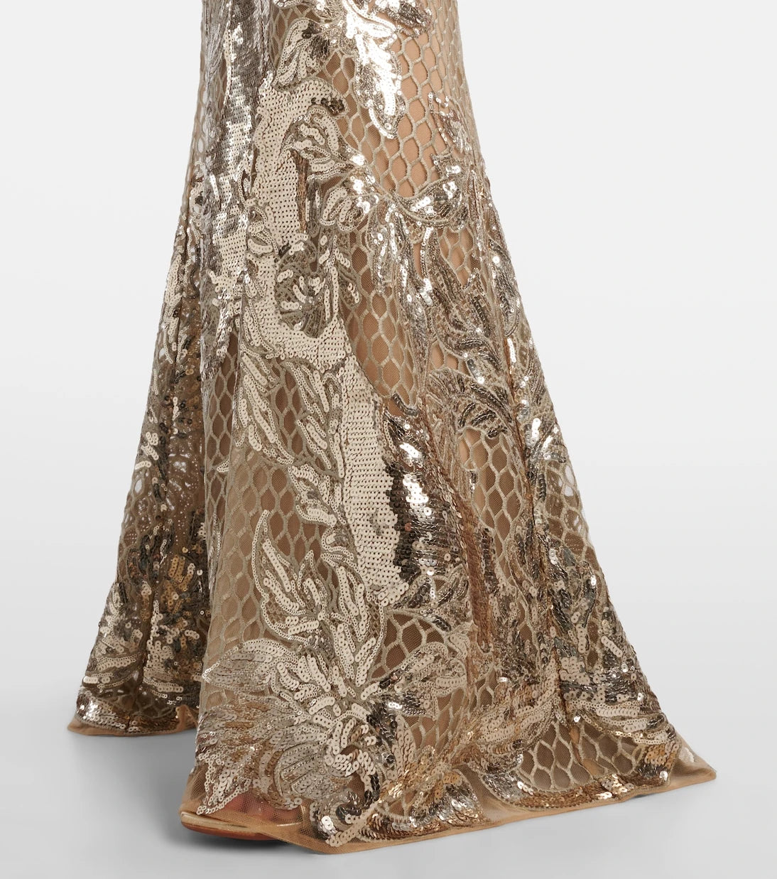 Elie Saab - Embroidered sequined tulle gown