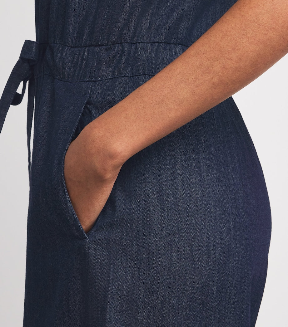 Max Mara Blue Denim Denise Jumpsuit