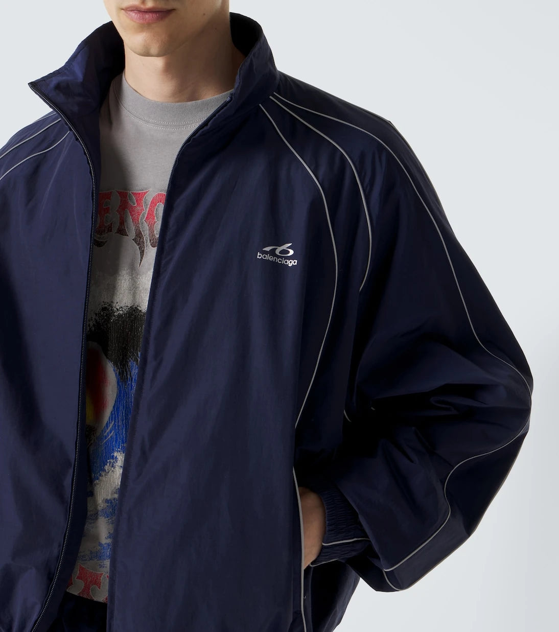 Balenciaga - Cotton-blend track jacket