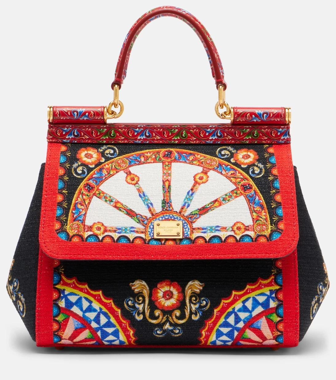 Dolce&Gabbana - Sicily Medium printed top-handle bag