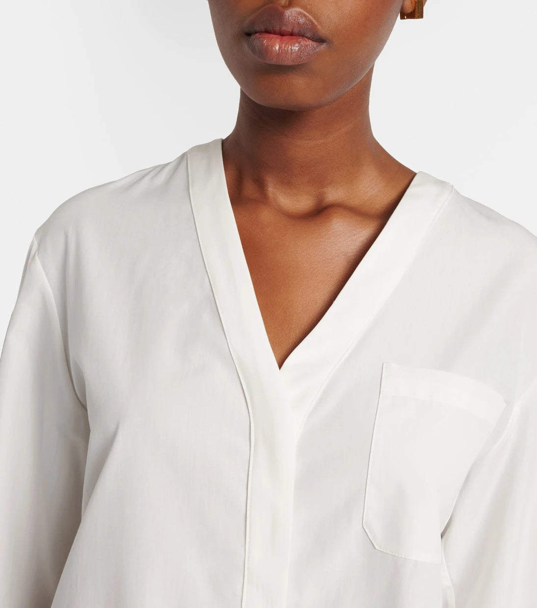 'S Max Mara - Chicca cotton poplin shirt