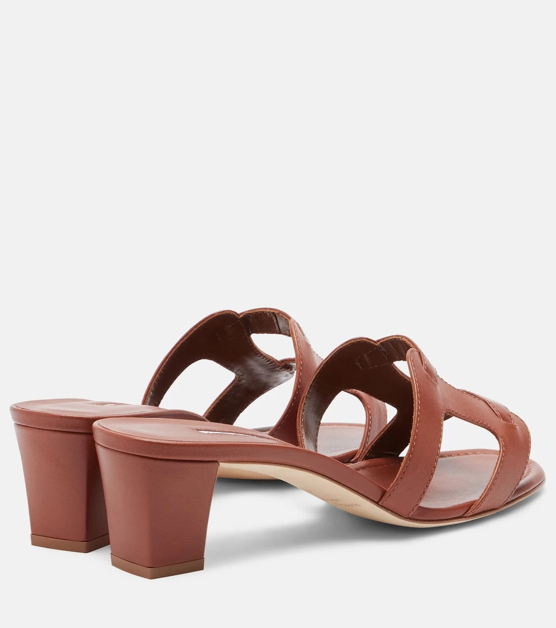 Manolo Blahnik - Grellanu 50 leather mules
