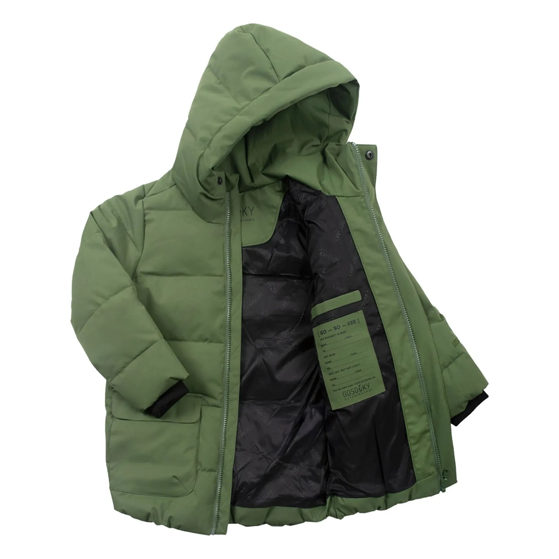 Gosoaky - Tiger Eye waterproof jacket | Khaki