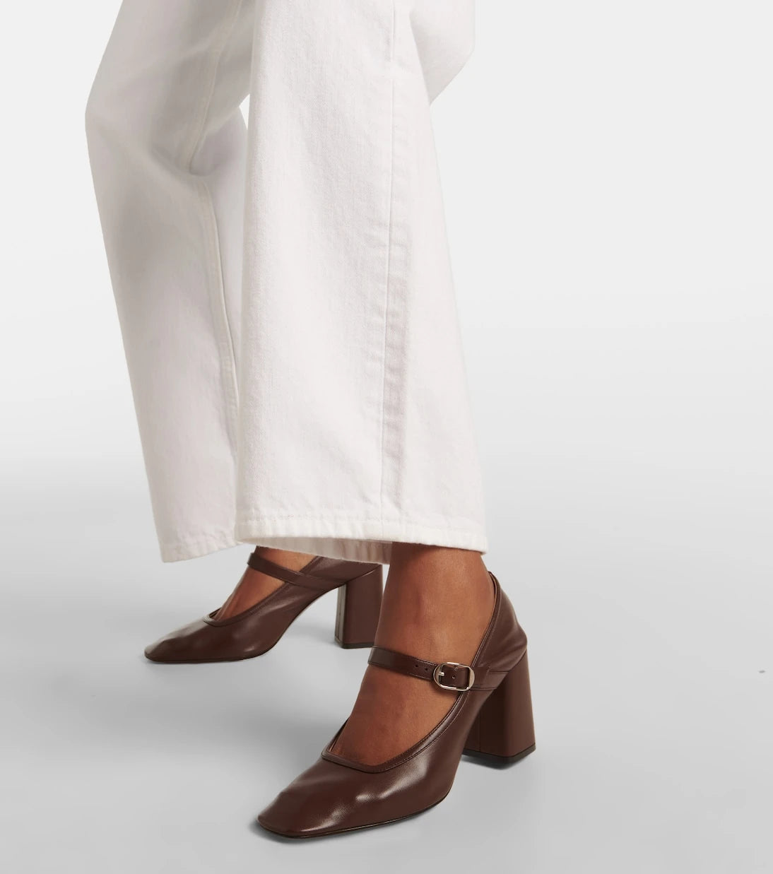 Le Monde Béryl - 80 leather Mary Jane pumps