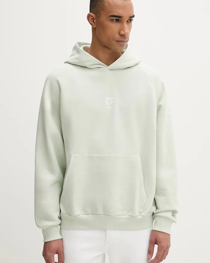 HUGO erkek pamuklu Darohood sweatshirt