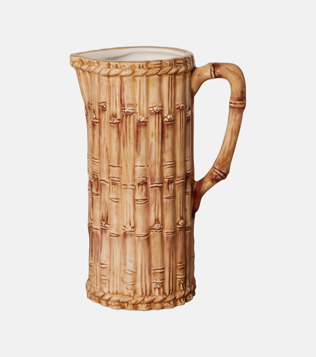 Les-Ottomans - Bamboo ceramic pitcher