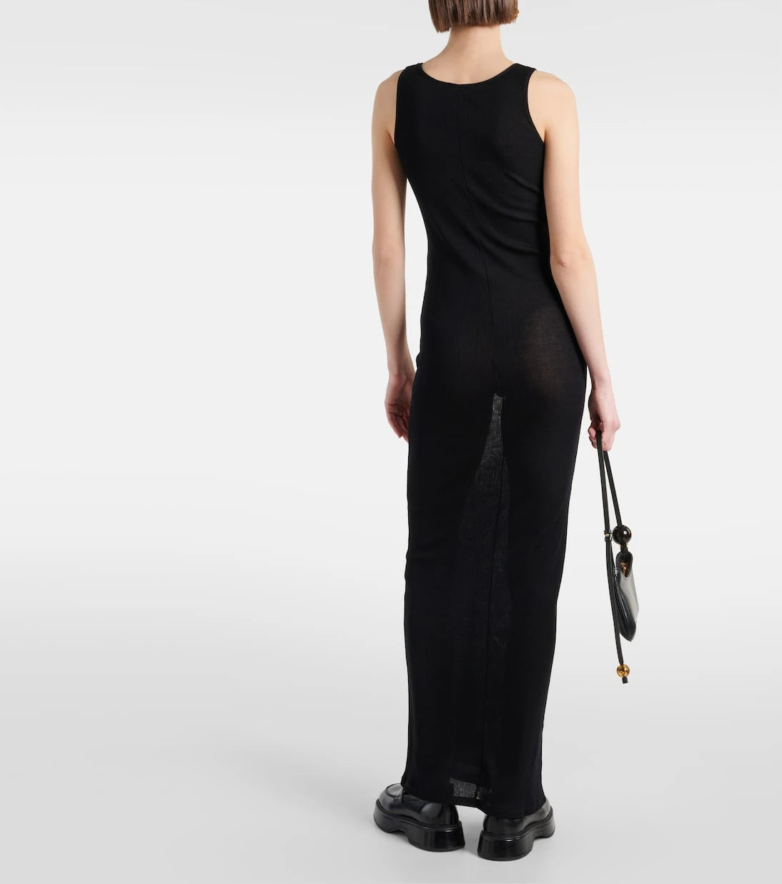 Ami Paris - Knitted cotton maxi dress