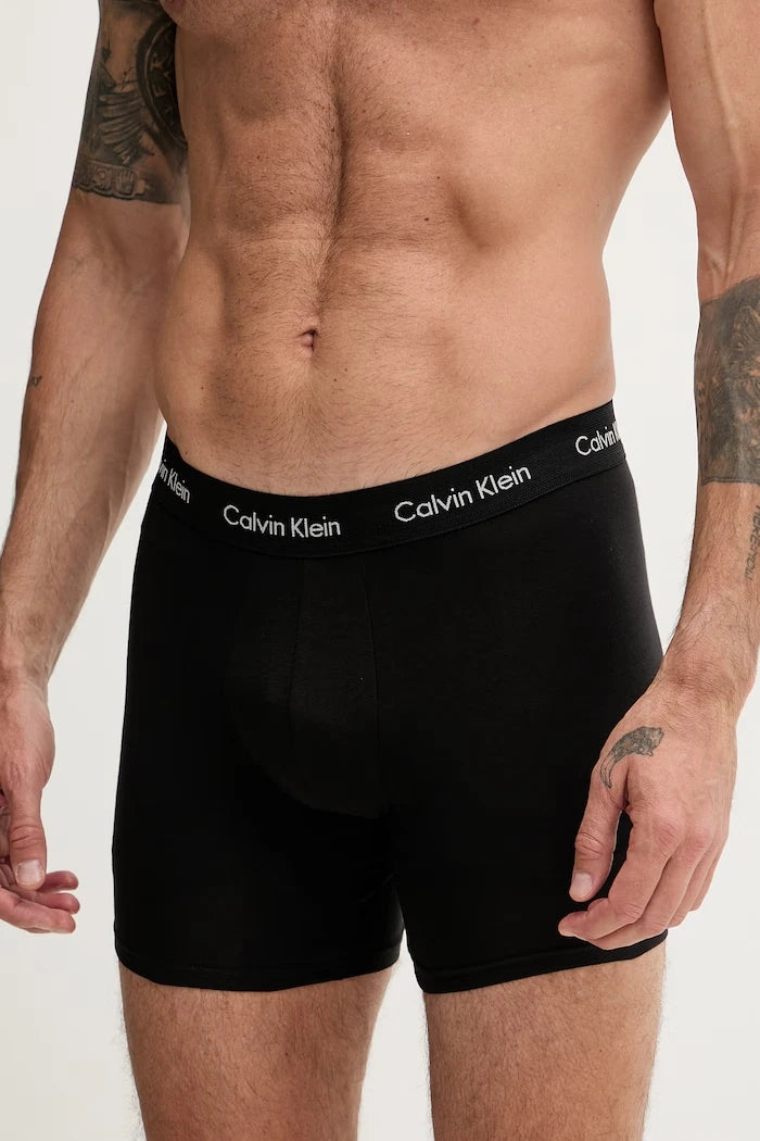 Calvin Klein Underwear Erkek Pamuklu Elastan Boxer 3’lü
