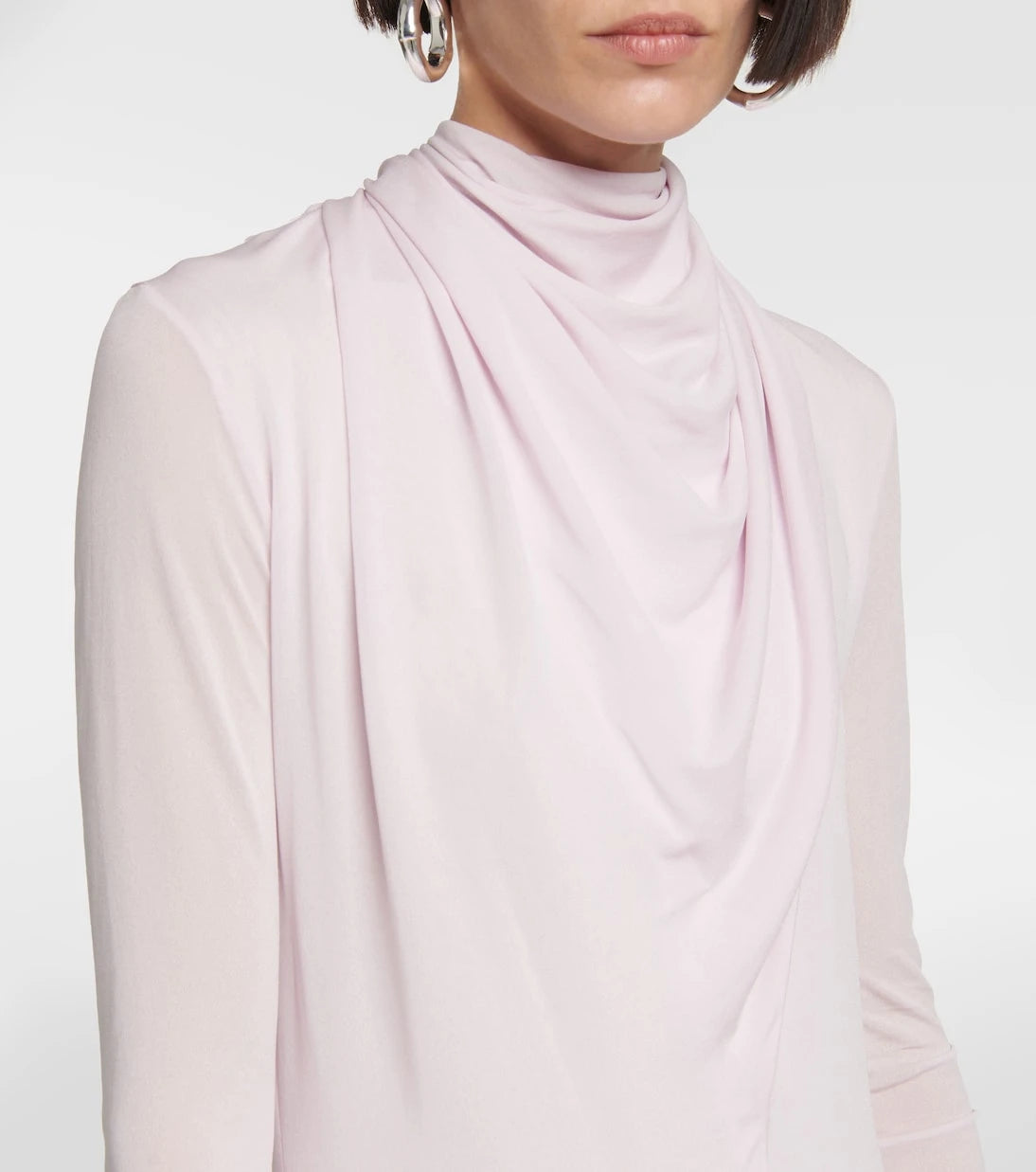 Jil Sander - Draped crêpe gown
