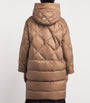 Max Mara Brown Down Water-Resistant The Cube Coat