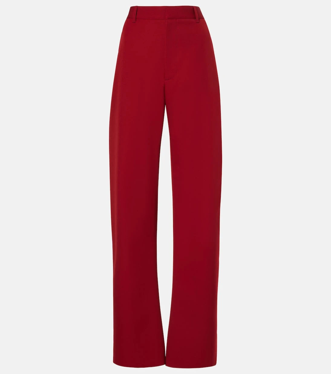 Bottega Veneta - High-rise wool twill straight pants