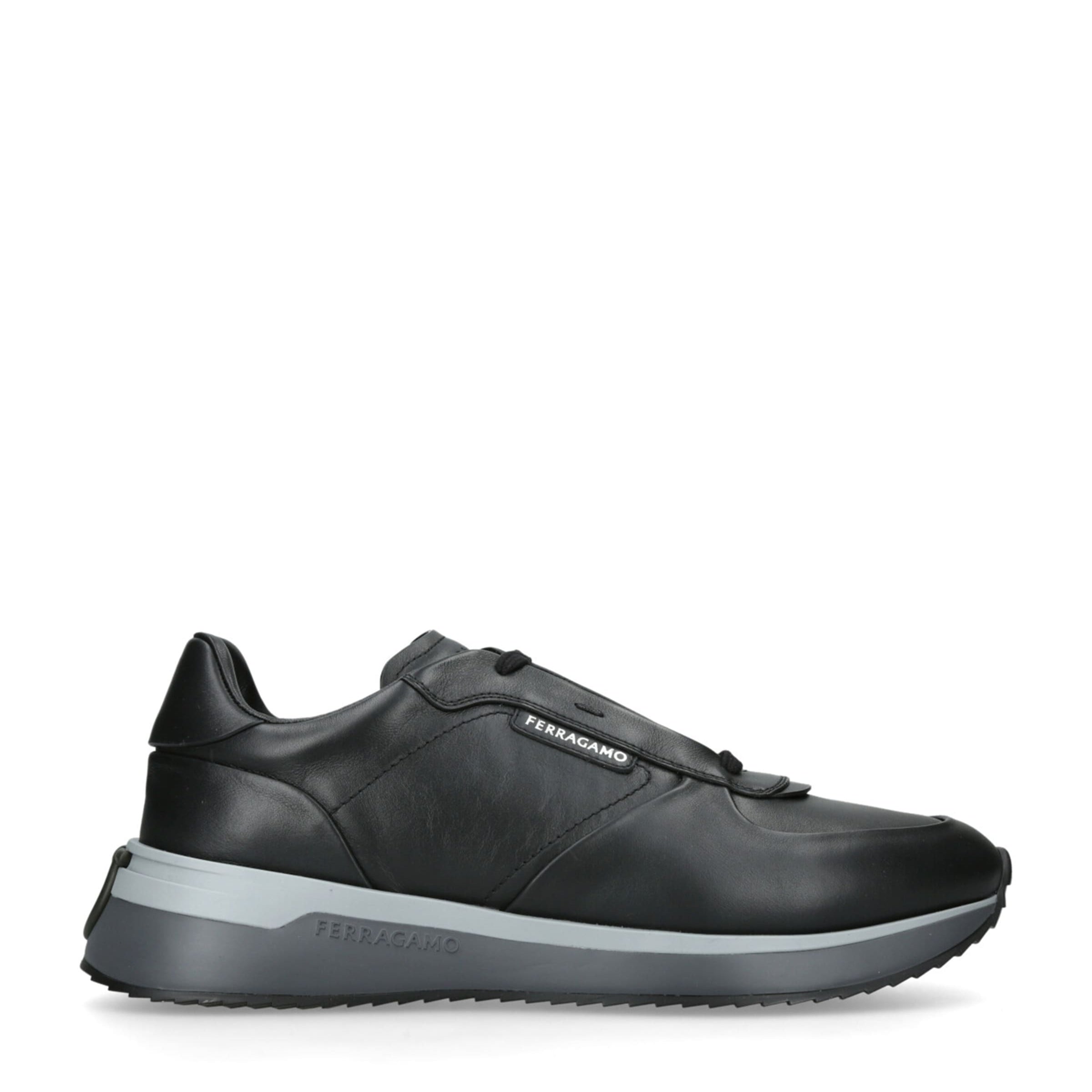 Salvatore Ferragamo Leather Low-Top Sneakers