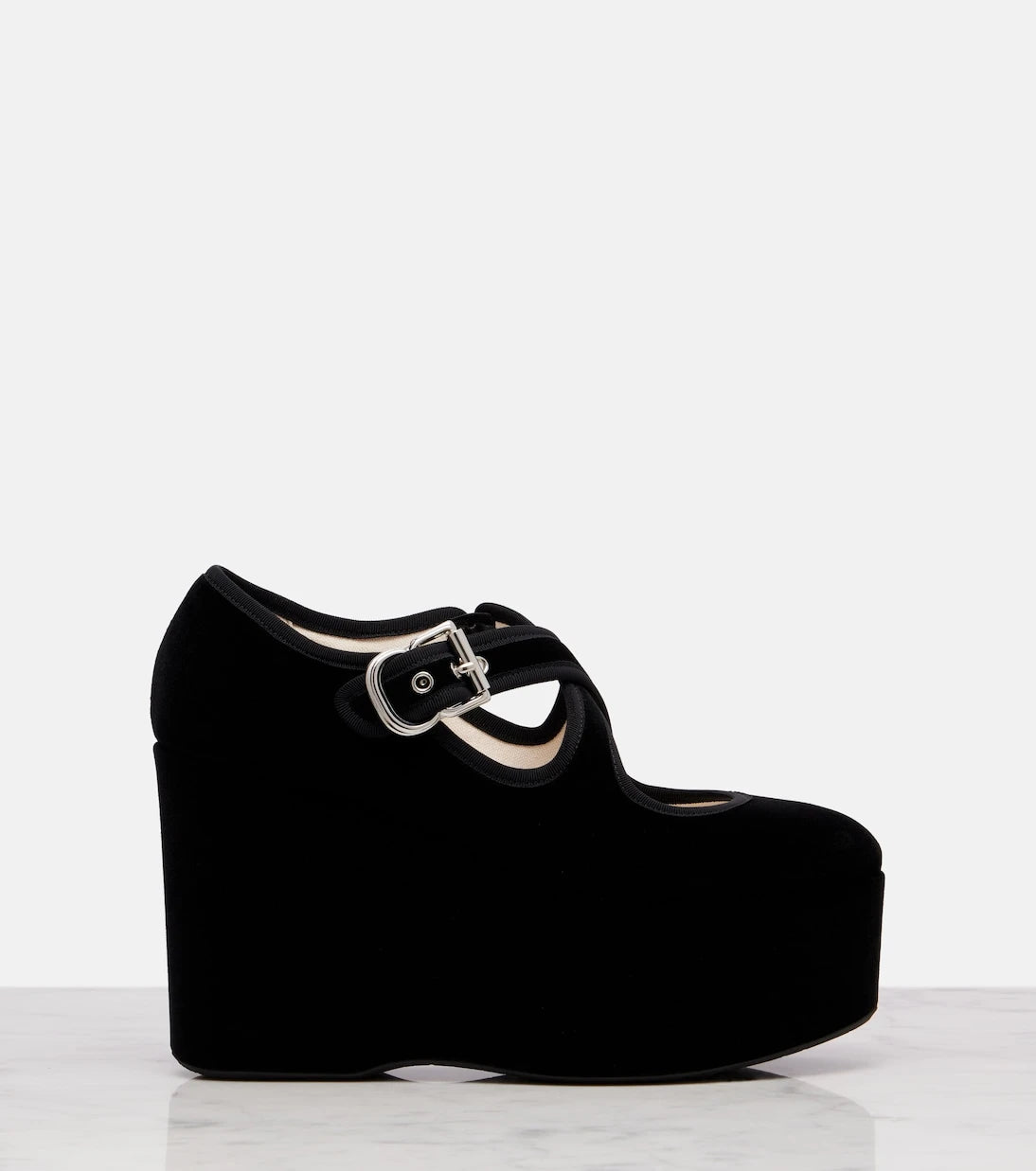 Alaïa - ويدجز Criss Cross 110 المخملية
