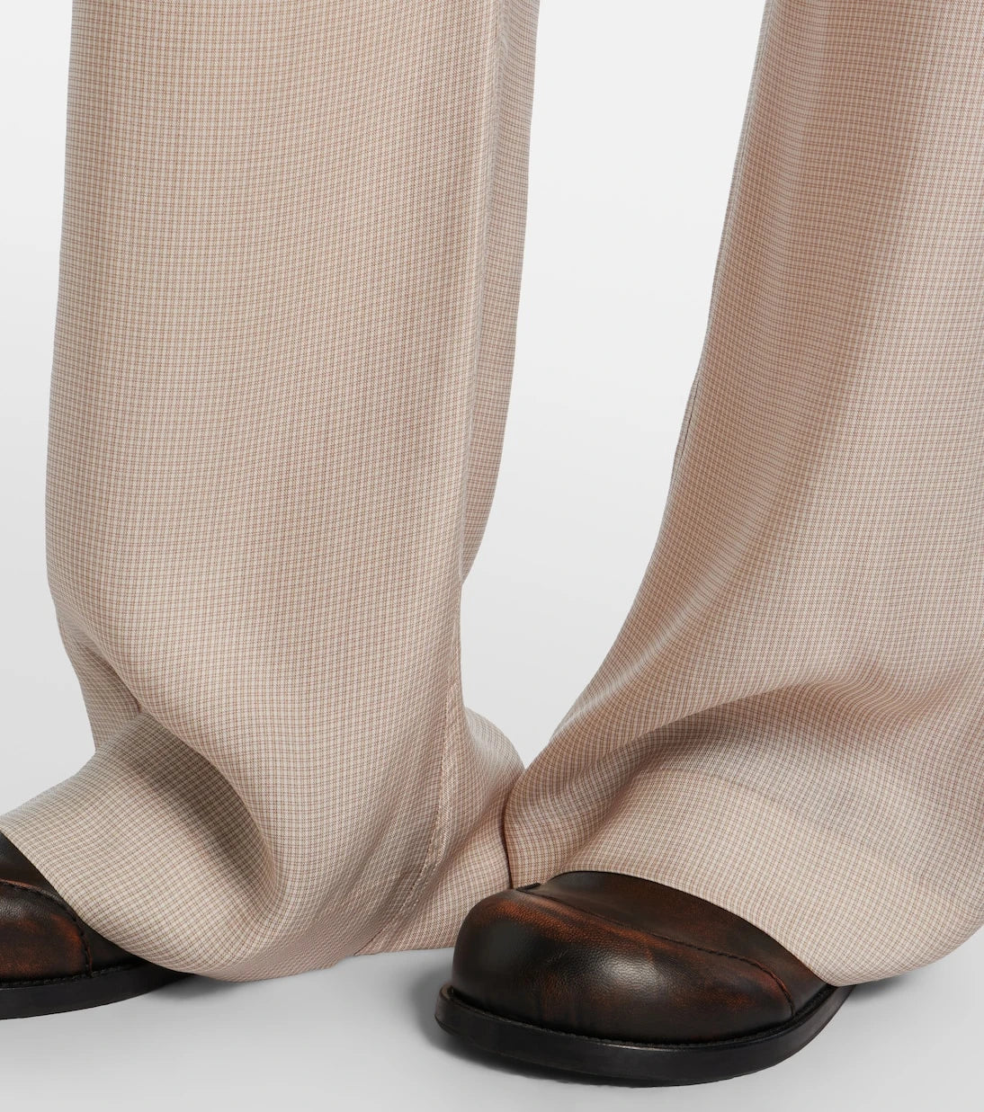 Acne Studios - Checked twill wide-leg pants
