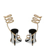 René Caovilla Multi Embellished Margot Sandals 105