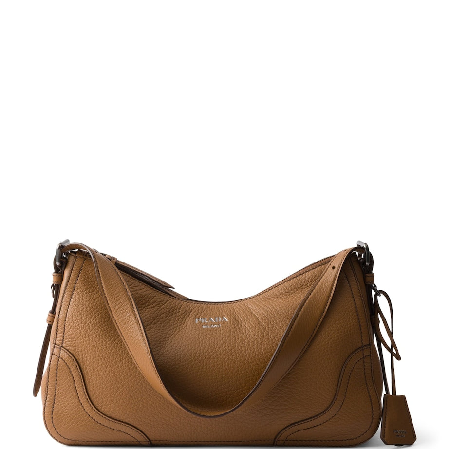 Prada Large Leather Aimèe Shoulder Bag